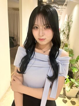 セブンベルベット(7 Velvet) 艶々!ブルーブラック髪質改善カラー/SHINJYO