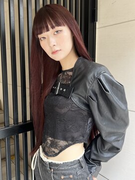 ココ 原宿(KOKO) 黒髪小顔クラゲヘアーオリーブグレーココアベージュ艶髪