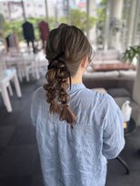 ヘアセット専門サロン by OKINAWA WATABE WEDDING 那覇店 編みおろし