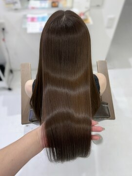 ハピネス 梅田茶屋町店(HAPPINESS) 韓国風/レイヤーカット/顔周り/顔まわり/髪質改善/ベージュ