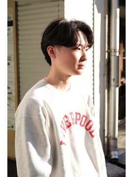 グラント(GRANT) ニュアンスパーマ/センターパート/名古屋/メンズサロン