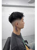 【清潔感×色気】王道フェードのメンズベリーショート　渋谷　