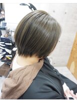 ヘアテリア リュウ 大塚(hair teria ryu) ショートボブ/オリーブブラウン