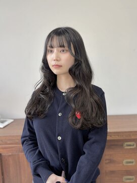 ヘアー アイス 御器所本店(HAIR ICI) 卒業式カラーブリーチなしダークグレージュチョコレートブラウン