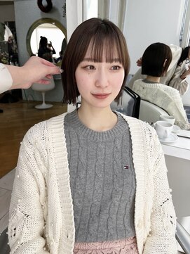 オブヘアージユウガオカ(Of HAIR Jiyugaoka) 【ぷっつとボブ】