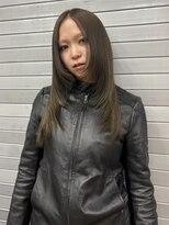 マグサロンギャラリー(Mag salon gallery) ブリーチなし秋色カラーオリーブカラーミディアムレイヤー