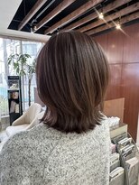 クオリス 上板橋店(QUALIS)&nbsp;20代30代◎髪質改善ボブ×外ハネベージュブラウン艶髪