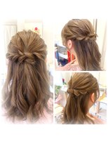 Hair Styling えむ ハーフアップ