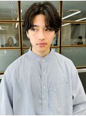 小顔◎フェザーパーマ×シャドウパーマで大人春カラー