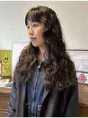 ロングパーマ ウェーブパーマ 外国人風パーマ スパイラル