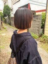 エヌヨンブンノイチ 茅ヶ崎(n1/4)&nbsp;30代40代50代60代ミディアムボブ大人女性似合わせカット前髪あり