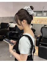 アマーク(a mark)&nbsp;【小川　結女花】アッシュベージュ×水素カラー