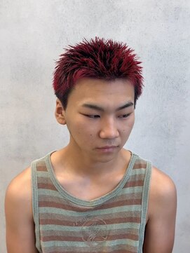 ルースト 南堀江店(ROOST) 刈り上げセンターパート/波巻きツイストスパイラル/南堀江