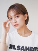 大人可愛い耳掛けショートボブ