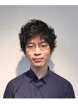 バーバーショップ テト キタヤマ(barber shop tete kitayama)&nbsp;【ROSSO】メンズパーマ グランジ ミディアム【barbiere】