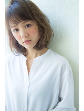 アンアミ オモテサンドウ(Un ami omotesando) 【Un ami】松井幸裕　スポンテニアス&フリンジバング　ミディー