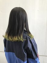 カッツヘアー(KATZHAIR) - - -個性的なブラックアンドイエロー - - -