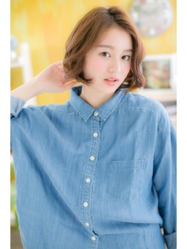 ミック ヘアアンドビューティー 大山店(miq  Hair&Beauty) 動くたびに表情が変わる♪ボブ☆バウンスパーマ