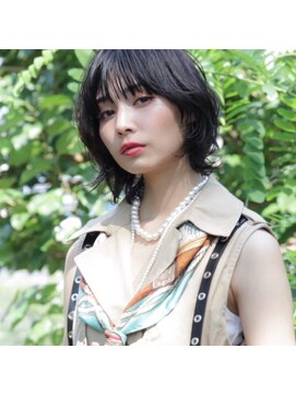 アニータバイガネイシャ(Aujua anita by ganesha) 大人フェミニン#髪質改善#長浜#ブリーチ#ダブルカラー