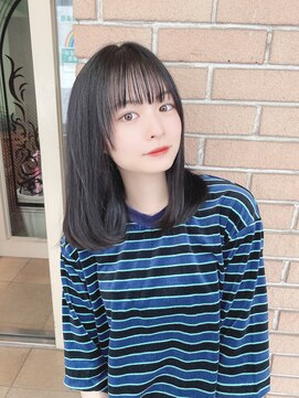 サロンドミルク 原宿(salon de MiLK) 【salon de MiLK 原宿】さらさら鎖骨下ボブ