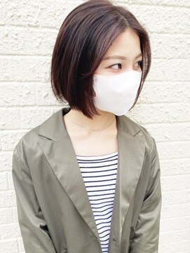 モリオ フロム ロンドン 成増店 【morio成増/玉井】ボブ ピンク 艶感