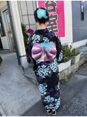 浴衣着付け