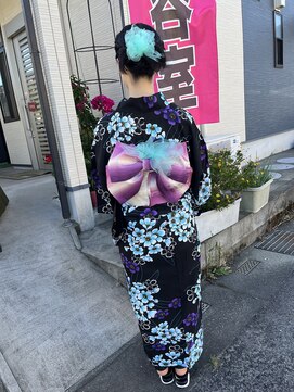 髪ストーリー美容室 浴衣着付け