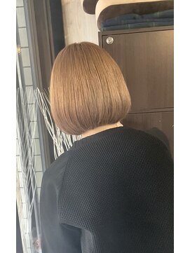ルミ 高崎駅店(Lumi) ハイトーン縮毛矯正ボブ【高崎/高崎駅/Lumi高崎】