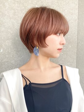 ロンド レグリーズ 立川(Lond leglise) ショート×顔周り×前髪×シルキーベージュ×グレージュカラー