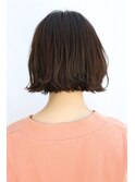 ラフ外ハネミニボブ
