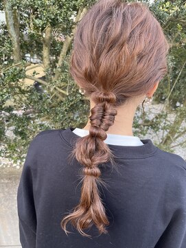 アウラ 小杉店(AULA) 編みおろしアレンジ