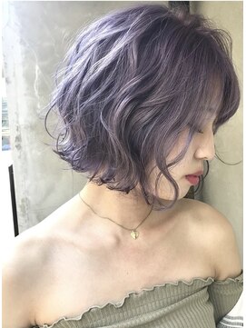 フーセカンド(hu2) 艶々ラベンダーカラー