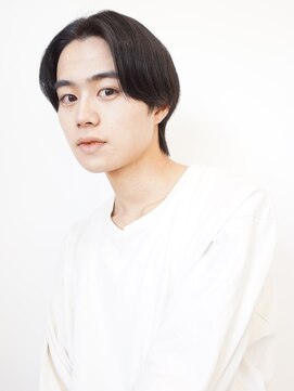 マイロ(mailo) ナチュラルセンターパート+ニュアンスパーマ