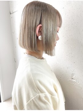 ヘアーワークス ヘルム 渋谷店(HAIR WORKS HELM) ［HELM渋谷]ミルクティーボブ★