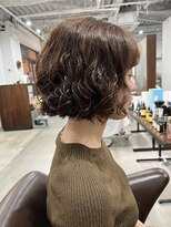 アオゾラヘアーカミノウラ(AOZORA HAIR kaminoura) ふんわりボブ＊無造作パーマ