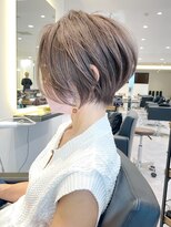 ショートボブ髪型30代40代50代前髪あり前髪なし面長丸顔【荒牧】