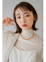 シェル 立川(shell)&nbsp;くびレイヤーエモージュグレージュカラーくびれショート【立川】