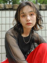 テトヘアー(teto hair) ミディアムウルフ、レイヤーカット、ハイライトカラー