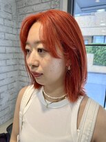 セット(Sete)&nbsp;ワンブリーチでできるオレンジカラー