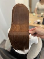 ウィステリアプラスワン 銀座一丁目(WISTERIA PLUS1)&nbsp;【遠藤】オレンジブラウン/髪質改善ULTOWAトリートメント/艶髪