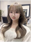 顔まわり/似合わせ/韓国レイヤーカット/くびれヘア/谷町四丁目