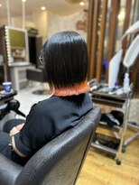 デザイナーズ ヘア リンクス 美容室リンクス(Designer's Hair LINK'S)&nbsp;裾カラーオレンジ