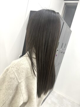 ディジョン(Dijon) 韓国顔まわりレイヤーカットグレージュオリーブベージュブラウン