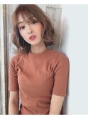 くせ毛風パーマ×ミディアム【仙台/あおば通/広瀬通】