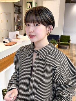クリアー オブ ヘアー 藤が丘店(clear OF HAIR)の写真/【藤が丘】トレンドを取り入れた、あなたに似合うショートへ＊個性や自分らしさを出したい女性にオススメ♪