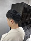 ツーブロックショート