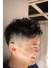 カット＆ヘッドスパ＆シェービング（眉カット込み）　￥8,500→￥7,500