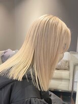 ベレーザ 渋谷神南(Beleza)&nbsp;14169ブリーチ＆ダブルカラーホワイトブロンドハイトーンカラー