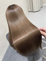 ダブル(W)&nbsp;【髪質改善カラーエステ】うる艶/ブラウンベージュ