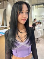 ヨーク(yoke)&nbsp;【yoke×HINAKO】レイヤーカット/シースルーブラック/艶髪